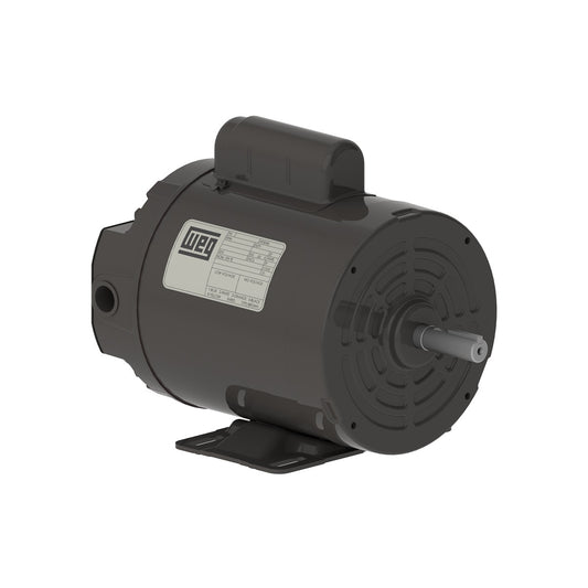 Weg Electric .7518ES1BRBPFB56, 3/4 Hp, 1800 Rpm, B56 FR, 115/208-230 Vac, TEAO, 1 PH, Foot-mounted, Poultry Fan Start Capacitor.