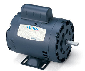 Leeson Electric 110001.00, 1/3 HP, 1200 RPM, 56 FR, 1 PH, 115/208-230 VAC, Rigid Base, General Purpose