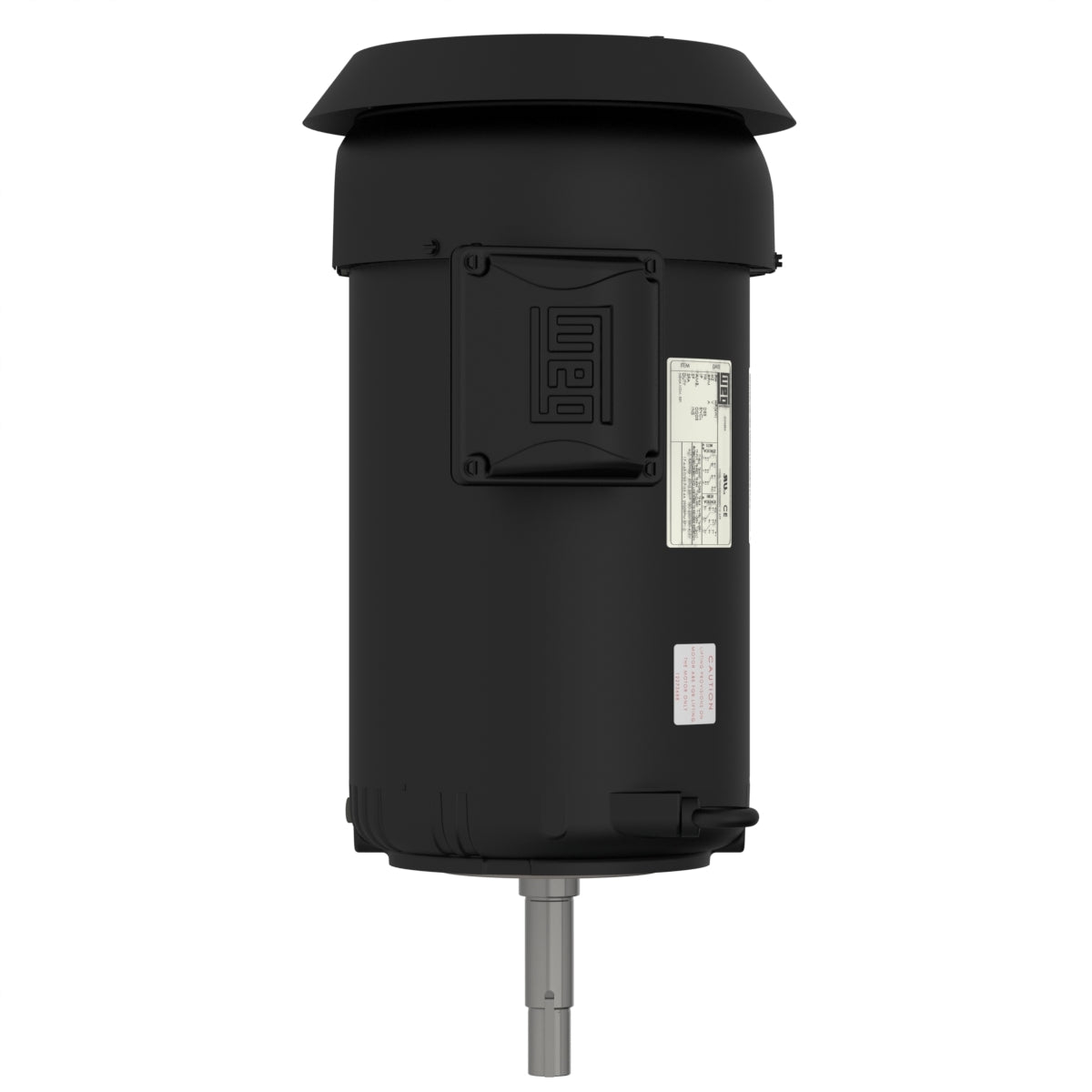 Weg Electric 00518ET3ER184TC-S, 5 Hp, 1800 Rpm, 182/4TC Frame, 230/460//190-220/380-415 Vac, TEFC, 3 PH, Footless, Rolled Steel NEMA Premium Efficiency.