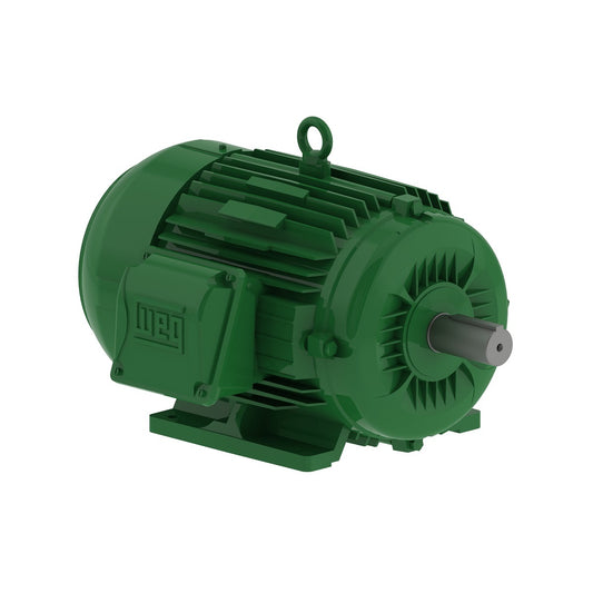 Weg Electric 00156EG3E143T-W22, 1 1/2 Hp, 3600 Rpm, 143/5T FR, 208-230/460//380 Vac, TEAO, 1 PH, Foot-mounted, Super Premium Efficiency.