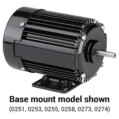 Bodine Electric 0268, 1/5 Hp, 1400/1700 Rpm, 148/119 Oz-in., 42R6BFCI, 230 Vac., Permanent Split Capacitor, Three-Wire Reversible, Non-synchronous, Base Mount