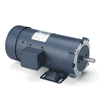 Leeson Electric 128000.00, 1 1/2 HP, 1750 RPM, 145TC FR, TEFC, 180 VDC, C-Face W/Removable Base, SCR Rated, DC Motor.