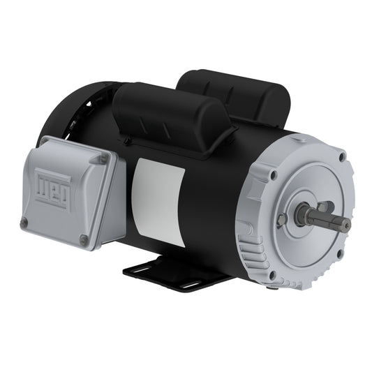Weg Electric 00236ES1BJP56C-S, 2 Hp, 3600 Rpm, 56C FR, 115/208-230 Vac, TEFC, 1 PH, Foot-mounted, Rolled Steel Jet Pump.