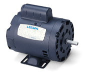 Leeson Electric 100000.00, 1/4 Hp, 1800 Rpm, 56 FR, DP, 115/208-230 Vac, 1 PH, Rigid Base, Capacitor Start, General Purpose