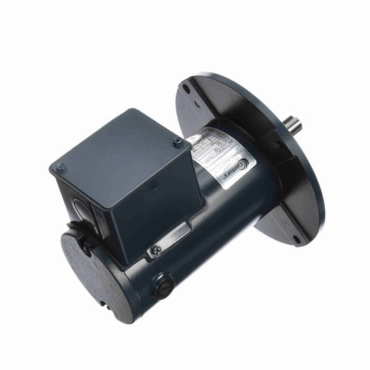 Century Electric DC109, 1/8 Hp, 1800 Rpm, 34 FR, 90 Vac, TENV, SCR Motor.
