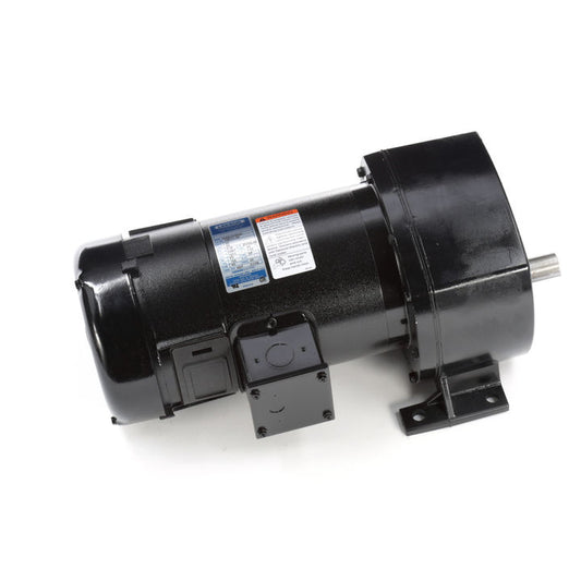 Leeson Electric 108731.00, 1/2 HP, 42 RPM, 42:1, 705 Lb-in, 12 Vdc, TEFC, P1100, Rigid Base, Parallel Shaft DC Gearmotors