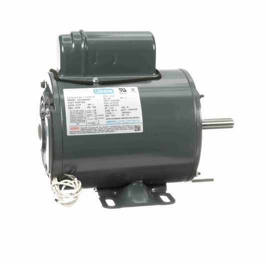 Leeson Electric 1110003.00, 1 HP, 3600 RPM, 56HZ FR, 110/220 Vac, 1 PH, TEAO, Rigid Base, Grain Stirring Motor.
