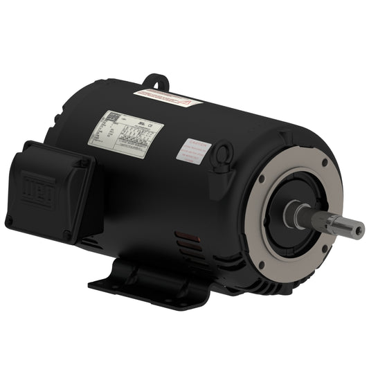 Weg Electric 02536OT3E256JP-SG, 25 Hp, 3600 Rpm, 254/6JP Frame, 230/460//190-220/380-415 Vac, ODP, 3 PH, Foot-mounted, Rolled Steel JM Pump NEMA Premium Efficiency.