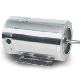 121632.00, 2 HP, 1800 RPM, 145TC FR, TENV/TEFC, 115/208-230 Vac, 1 PH, C Face w/Base, All Stainless