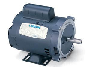 Leeson Electric 116707.00, 3 HP, 3600 RPM, 56HC FR, DP, 115/208-230 Vac, 1 PH, C Face w/Base, General Purpose