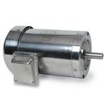 117274.00, 1 HP, 1800 RPM, 56C FR, 208-230/460 Vac, 3 PH, TEFC, C Face Less Base, All Stainless
