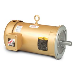 Baldor Electric VEM3613T-5, 5 Hp, 3600 Rpm, 184TC FR, 230/460 Vac, 3 PH, TEFC, C-Face Less Base, General Purpose Motor