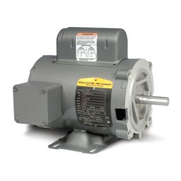 Baldor Electric CEL11310, 1 Hp, 1800 Rpm, 56C FR, 115/230 Vac, 1 PH, ODP, C-Face w/ Base, No Drip Cover, General Purpose Motor