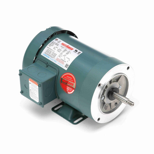 Leeson Electric 119454.00, 2 HP, 3500 RPM, 56J FR, 208-230/460 Vac, 3 PH, TEFC, Rigid Base, Jet Pump Motor.
