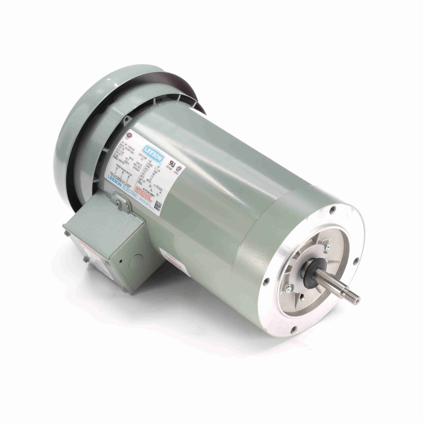 Leeson Electric 119534.00, 2 HP, 3600 RPM, 56C FR, 460 Vac, 3 PH, Rigid Base, TEFC, Catfish Pond Motor.