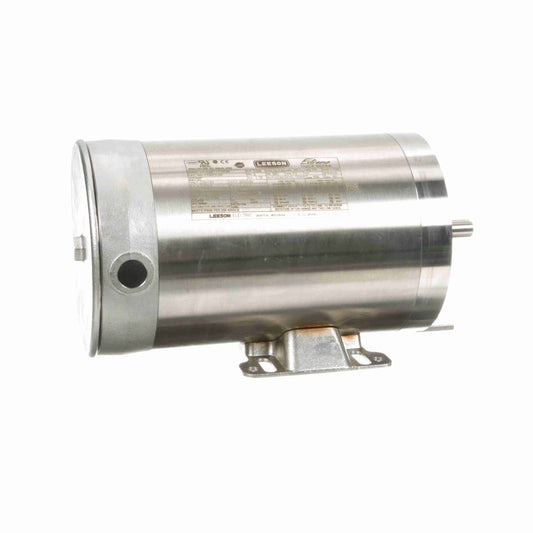 Leeson Electric 119974.00, 1 HP, 1800 RPM, 56C FR, 230/460 Vac, 3 PH, TENV, Wasdown Motor.