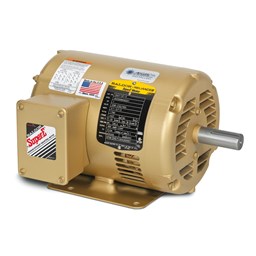 Baldor Electric EM30006  1/3 Hp, 3600 Rpm, 48 Frame, 230/460 Vac, 3 Phase Input,  ODP, Foot Mounted, General Purpose Motor