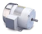 121865.00, 1 HP, 1800 RPM, 143T FR, TEFC, 208-230/460 Vac, 3 PH, Rigid Base, Washguard