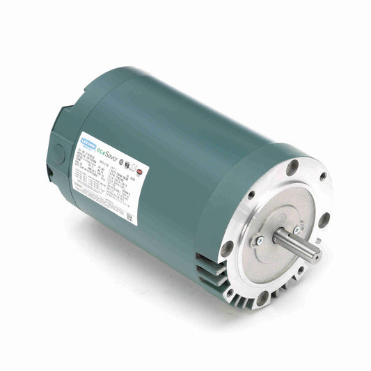Leeson Electric 122162.00, 1 HP, 1800 RPM, 145TC FR, 208-230/460 Vac, 3 PH, DP, General Purpose Motor.