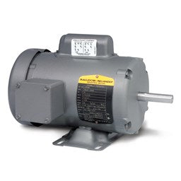 Baldor Electric L3605T 2 Hp, 1800 Rpm, 182T Frame, 115/230 Vac, 1 Ph, TEFC, Foot Mounted, General Purpose Motor