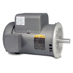 Baldor Electric VL1406T, 3 Hp, 3600 Rpm, 182TC Fr, 115/230 Vac, 1 Ph,  ODP, C-Face, Footless, Drip Cover, General Purpose Motor