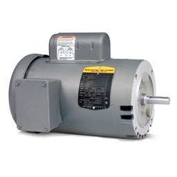 Baldor Electric VEL11307, 3/4 Hp, 1800 Rpm,  56C Frame, 115/230 Vac, 1 Phase Input,  ODP, C-Face, Footless, Drip Cover, General Purpose Motor