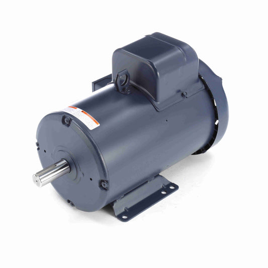 Leeson Electric 131578.00, 5 HP, 3600 RPM, 184T FR, TEFC, 230 Vac, 1 PH, Rigid Base, Washguard