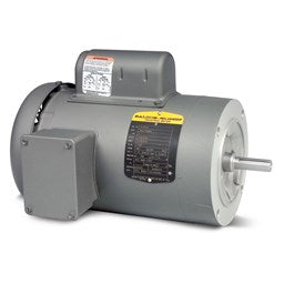 Baldor Electric VL3508, 3/4 Hp, 1200 Rpm, 56C Fr, 115/230 Vac, 1 Ph, TEFC, C-Face, Footless, No Drip Cover, General Purpose Motor