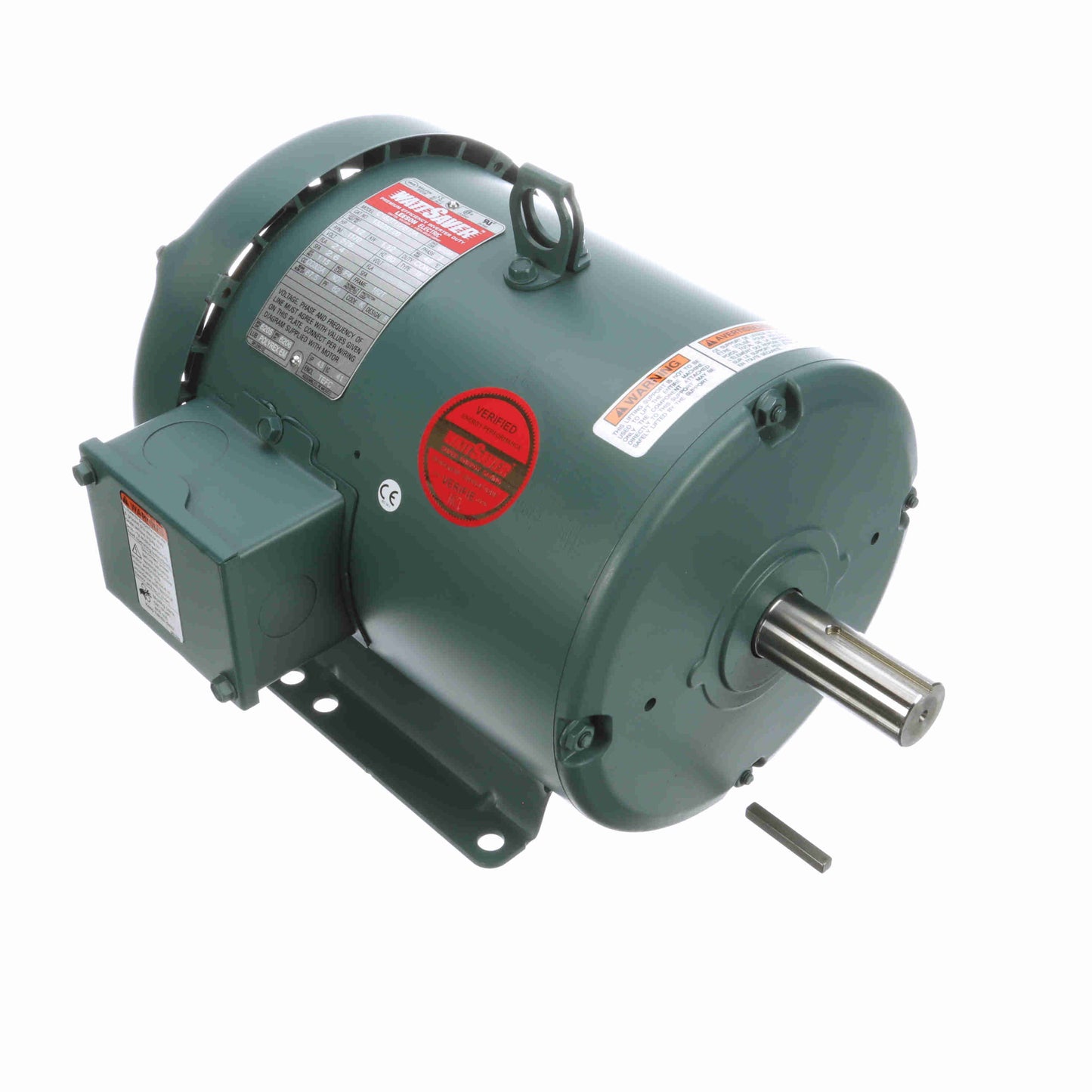 Leeson Electric 825403.00, 3 HP, 900 RPM, 215T FR, 230/460 Vac, 3 PH, TEFC, Rigid Base, General Purpose Motor.