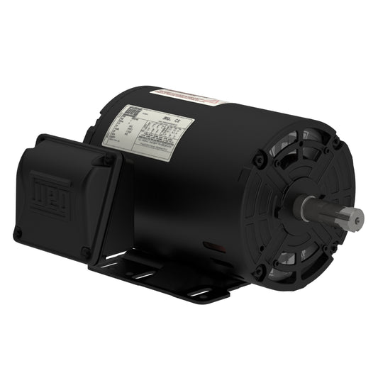 Weg Electric 00156OT3E143TC-S, 1 1/2 Hp, 3600 Rpm, 143/5TC FR, 230/460//190-220/380-415 Vac, 3 PH, ODP, Foot-mounted, Rolled Steel.