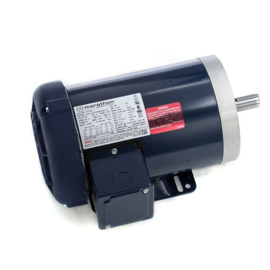 Marathon Electric GT1401, 1 Hp, 1800 Rpm, 143TC FR, 575 Vac, 3 PH, TEFC, C-Face with Base, General Purpose Motor, 143TTFR16039.