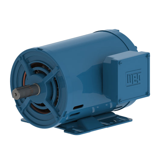 Weg Electric 00218OT3E145TF2, 2 Hp, 1800 Rpm, E143/5T FR, 230/460 Vac, ODP, 3 PH, Foot-mounted, Premium Efficiency.