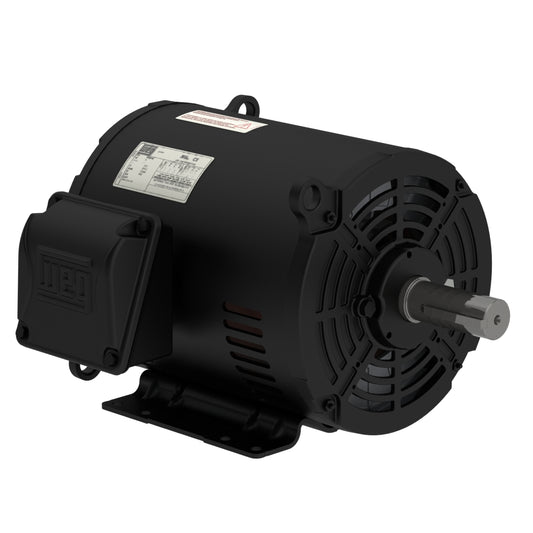 Weg Electric 00318OT3H182T-S, 3 Hp, 1800 Rpm, 182/4T Frame, 575 Vac, ODP, 3 Ph., Foot-mounted, Rolled Steel NEMA Premium Efficiency.