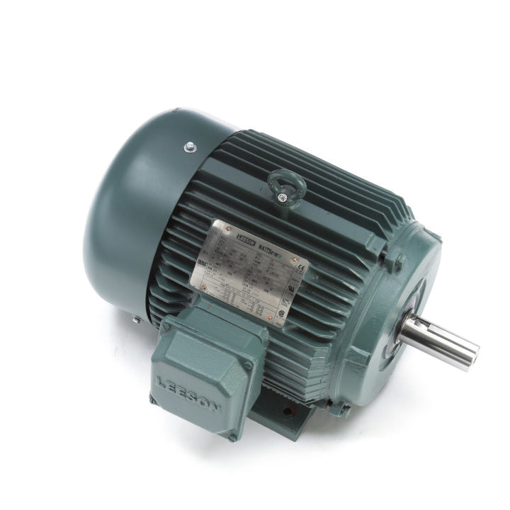 Leeson Electric 170158.60, 7 1/2 HP, 3600 RPM, 213T FR, TEFC, 208-230/460 Vac, 3 PH, Rigid Base, General Purpose