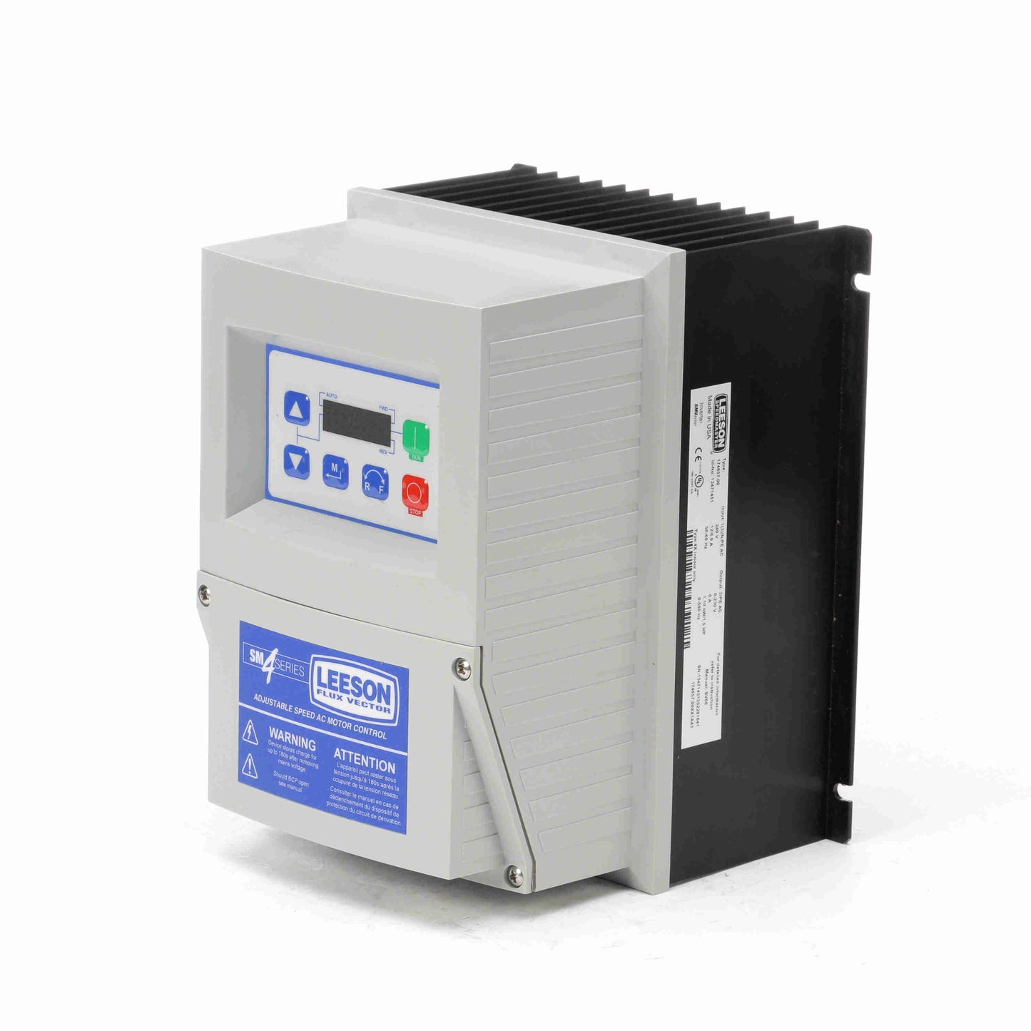 174657.00, 1 1/2 HP, SM4 Series Flux Vector VFD, NEMA 4(IP65), 208-240 Volts, AC 1 or 3Ø Input, 230 Volts AC 3Ø Output, Vector AC Inverter