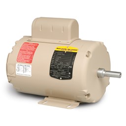Baldor Electric AFL3522A, 1 1/2 Hp, 3600 Rpm, 143TZ FR, 115/230 Vac, 1 PH, TEAO, Foot Mounted, Aeration Fan Motor