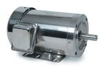 191201.40, 1/3 HP, 1800 RPM, 56C FR, TENV, 208-230/460 Vac, 3 PH, C-Face with Base, All Stainless Steel, Washguard Motor