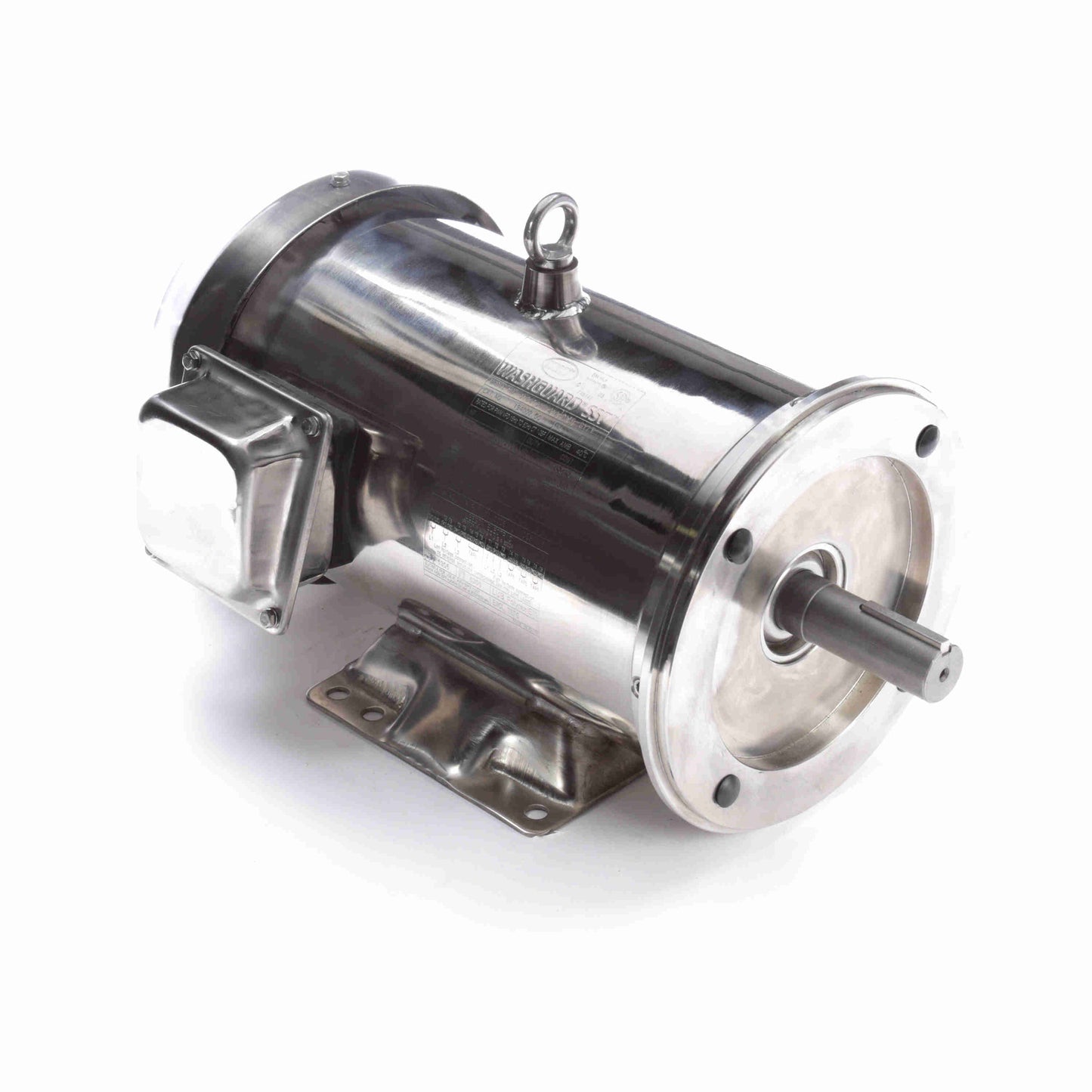 Leeson Electric 194010.00, 20 HP, 3600 RPM, 256TC FR, 208-230/460 Vac, 3 PH, TEFC, Rigid Base, All Stainless.