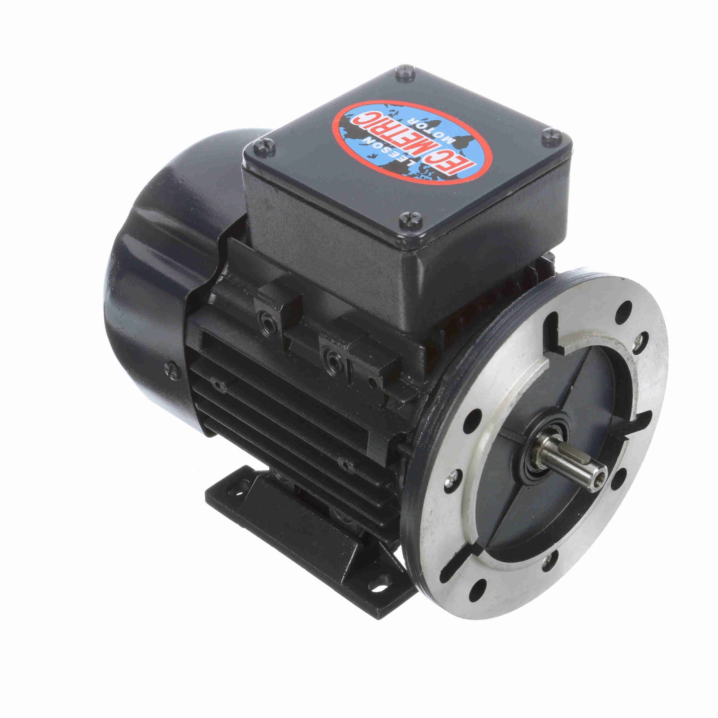 Leeson Electric 192044.00, 3/4 HP-0.56 kW, 3600 RPM, D71 FR, 230/460 Vac, 3 PH, TEFC, B3/B5 Flange, AC Metric Motor (IEC).