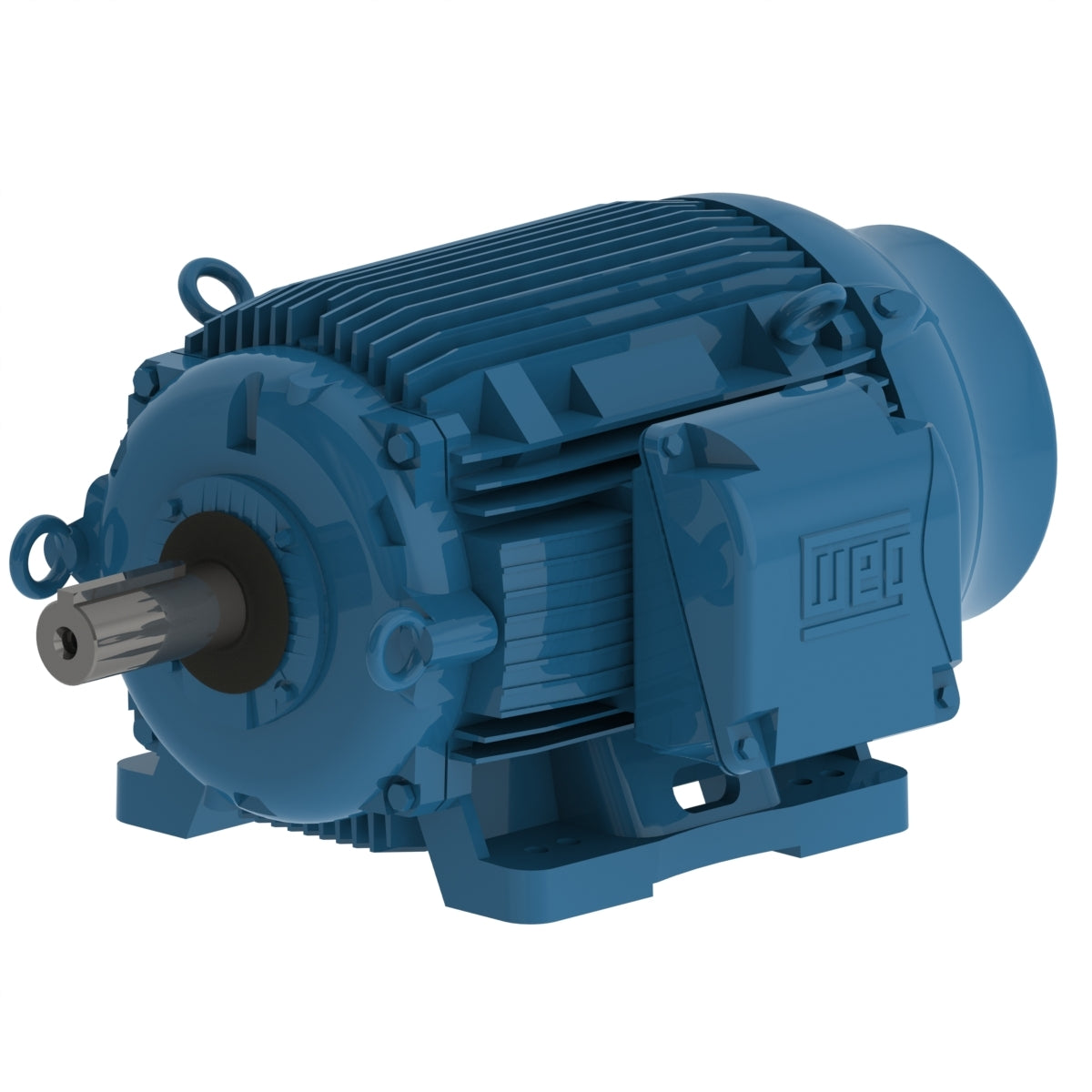 Weg Electric 07512ET3PCT405T-W22, 75 Hp, 1200 Rpm, 404/5T Frame, 200 Vac, TEFC, 3 PH, Foot-mounted, W22 Cooling Tower NEMA Premium Efficiency.