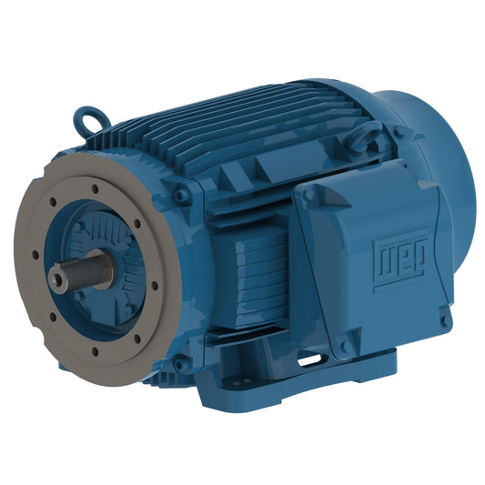 Weg Electric 02218ET3Y180LFF-W22, 30 Hp, 1800 Rpm, 180L Frame, 460//380-415 Vac, TEFC, 3 PH, Foot-mounted.
