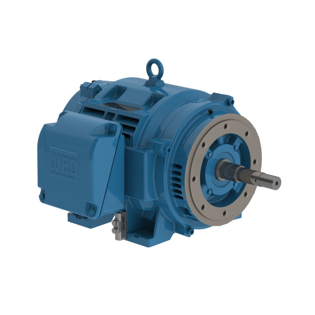Weg Electric 07518OT3E365JP-W40, 75 Hp, 364/5JP Frame, 1800 RPM, 230/460//380 Vac, ODP, 3 PH, Foot-mounted, W40 JP Pump NEMA Premium Efficiency.