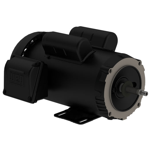 Weg Electric 00336ES1DJP56J-S, 3  Hp, 56J Frame, 3600 RPM, 230 Vac, TEFC, 3 PH, Foot-Mounted, Rolled Steel Jet Pump.