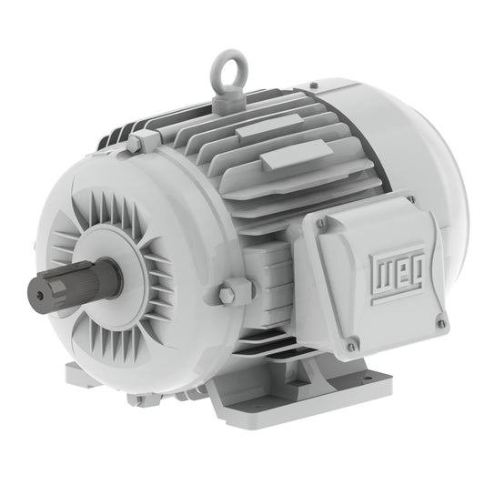 Weg Electric 00312ES3EOW215T-W22, 3 Hp, 1200 Rpm, 213/5T Frame, 208-230/460 Vac, TEFC, 3 PH, Foot-mounted, W22 Standard Efficiency.