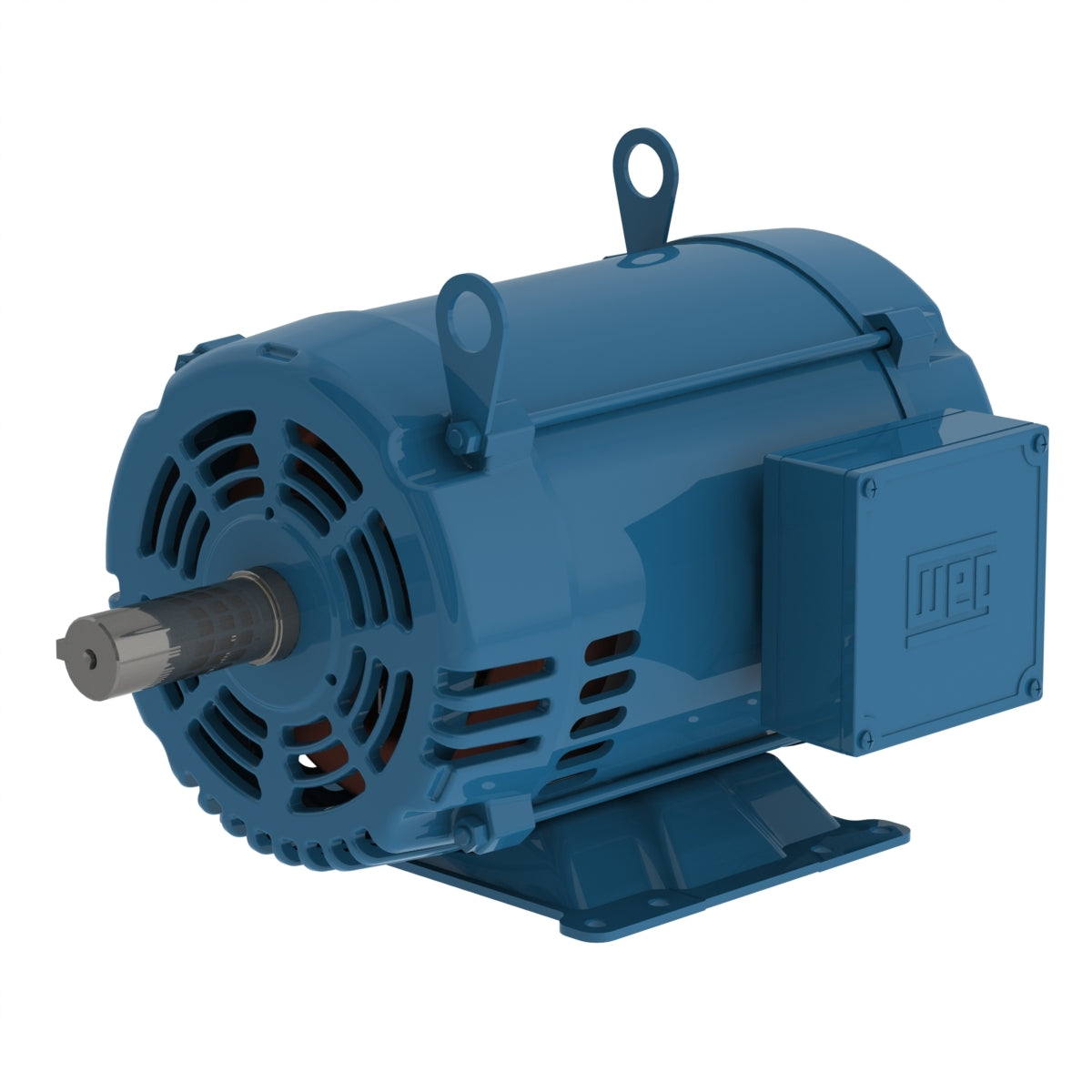 Weg Electric 00318OT3E182TF2, 3 Hp, 1800 Rpm, 182T FR, 230/460 Vac, ODP, 3 PH, Foot-mounted, General NEMA Premium Efficiency.