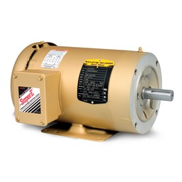 Baldor Electric CEM3559T-5, 3 Hp, 3600 Rpm, 145TC FR, 575 Vac, 3 PH, TEFC, C-Face w/ Base, General Purpose Motor