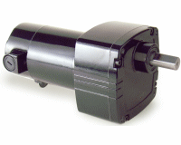 Bodine Electric 0197, 1/29 Hp, 14 Rpm, 180:1, 40 Lb-in., 24A2BEPM-D4, 130 Vdc., Permanent Magnet, No accessory shaft, Parallel Shaft