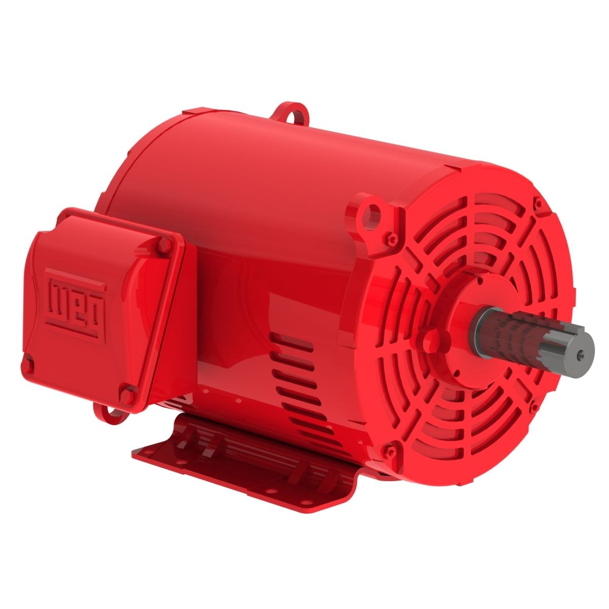 Weg Electric 02018OP3EFP256T-S, 20 Hp, 1800 Rpm, 254/6T Frame, 230/460//190-220/380-415 Vac, ODP, 3 PH, Foot-mounted, Rolled Steel High Efficiency.