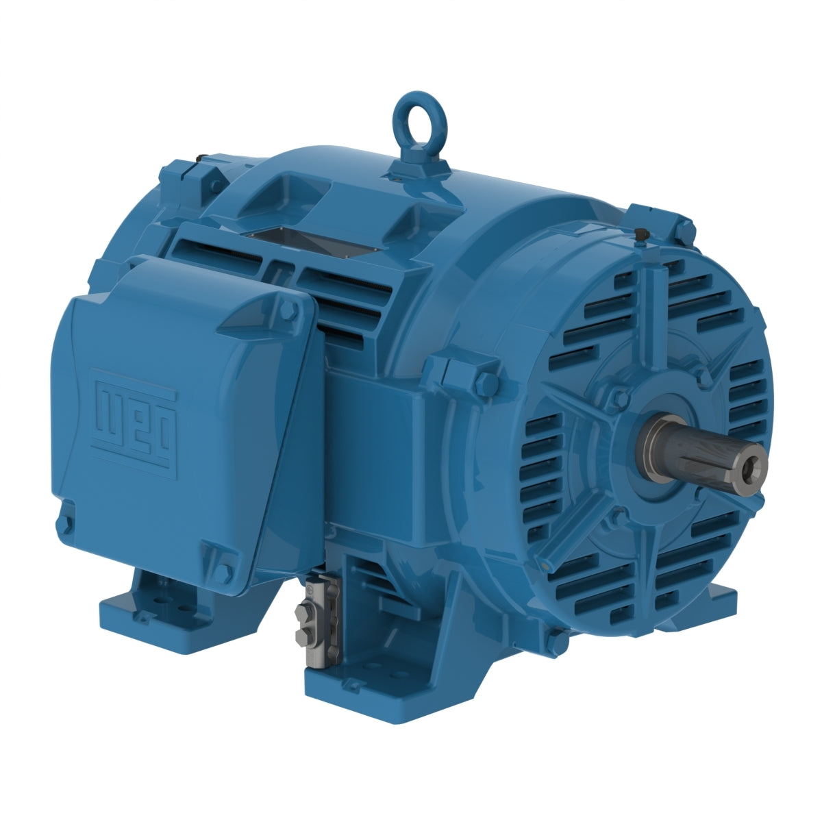 Weg Electric 15018OT3H444T-W40, 150 Hp, 444/5T Frame, 1800 RPM, 575 Vac, ODP, 3 PH, Foot-mounted, W40 NEMA Premium Efficiency.
