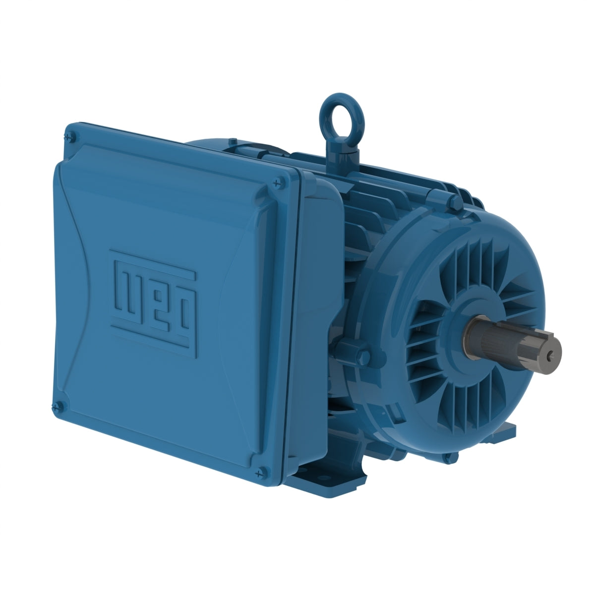Weg Electric 00318ES1E184T-W22, 3 Hp, 182/4T Frame, 1800 RPM, 208-230/460 Vac, TEFC, 1 PH, Foot-mounted, W22.